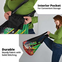 Saint Kitts and Nevis Pelican Grocery Bag Royal Poinciana Flowers - Wonder Print Shop