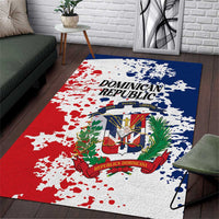 Dominican Republic Restoration Day Area Rug Coat Of Arms Flag Colors - Wonder Print Shop