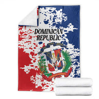 Dominican Republic Restoration Day Blanket Coat Of Arms Flag Colors - Wonder Print Shop