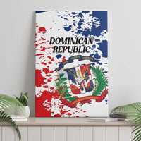 Dominican Republic Restoration Day Canvas Wall Art Coat Of Arms Flag Colors - Wonder Print Shop