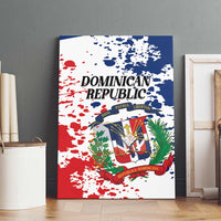 Dominican Republic Restoration Day Canvas Wall Art Coat Of Arms Flag Colors - Wonder Print Shop
