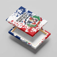 Dominican Republic Restoration Day Canvas Wall Art Coat Of Arms Flag Colors - Wonder Print Shop