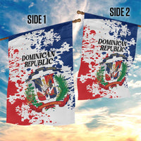 Dominican Republic Restoration Day Garden Flag Coat Of Arms Flag Colors - Wonder Print Shop