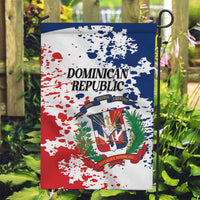 Dominican Republic Restoration Day Garden Flag Coat Of Arms Flag Colors - Wonder Print Shop