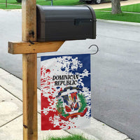 Dominican Republic Restoration Day Garden Flag Coat Of Arms Flag Colors - Wonder Print Shop