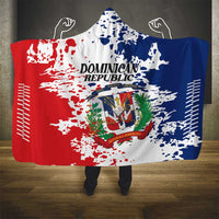 Dominican Republic Restoration Day Hooded Blanket Coat Of Arms Flag Colors - Wonder Print Shop