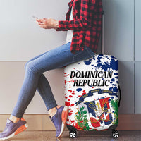 Dominican Republic Restoration Day Luggage Cover Coat Of Arms Flag Colors - Wonder Print Shop