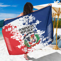 Dominican Republic Restoration Day Sarong Coat Of Arms Flag Colors - Wonder Print Shop