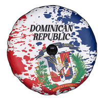 Dominican Republic Restoration Day Spare Tire Cover Coat Of Arms Flag Colors - Wonder Print Shop