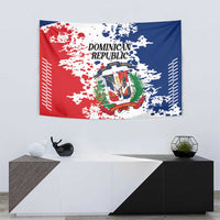 Dominican Republic Restoration Day Tapestry Coat Of Arms Flag Colors - Wonder Print Shop