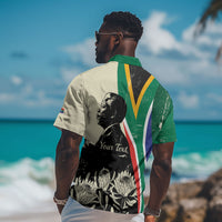 Personalized Nelson Mandela Day Hawaiian Shirt South Africa Vintage Stylized
