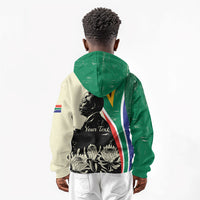 Personalized Nelson Mandela Day Kid Hoodie South Africa Vintage Stylized