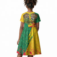 Personalised Benin August 1st 1960 Kid Short Sleeve Dress Happy Independence Day