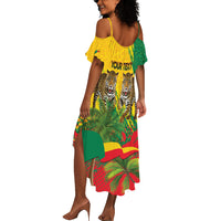 Personalised Benin August 1st 1960 Summer Maxi Dress Happy Independence Day