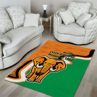 Ivory Coast August 7th 1960 Area Rug Happy Independence Day