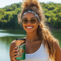 Personalised Ivory Coast August 7th 1960 4 in 1 Can Cooler Tumbler Happy Independence Day