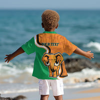 Personalised Ivory Coast August 7th 1960 Kid Hawaiian Shirt Happy Independence Day