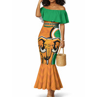 Personalised Ivory Coast August 7th 1960 Mermaid Dress Happy Independence Day
