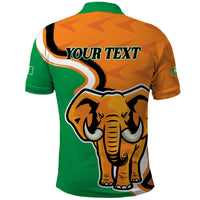 Personalised Ivory Coast August 7th 1960 Polo Shirt Happy Independence Day