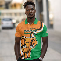 Personalised Ivory Coast August 7th 1960 Polo Shirt Happy Independence Day