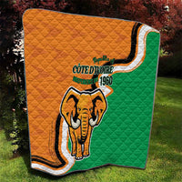 Ivory Coast August 7th 1960 Quilt Happy Independence Day