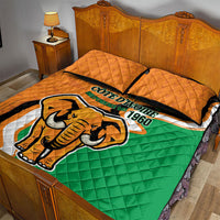 Ivory Coast August 7th 1960 Quilt Bed Set Happy Independence Day