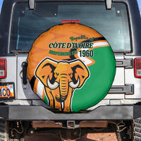 Ivory Coast August 7th 1960 Spare Tire Cover Happy Independence Day