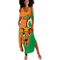 Personalised Ivory Coast August 7th 1960 Summer Maxi Dress Happy Independence Day