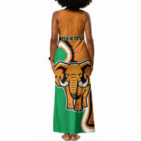 Personalised Ivory Coast August 7th 1960 Tank Maxi Dress Happy Independence Day