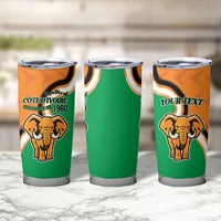 Personalised Ivory Coast August 7th 1960 Tumbler Cup Happy Independence Day