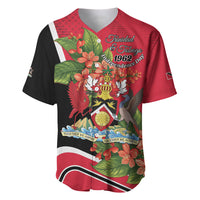 Personalised Trinidad and Tobago 1962 Baseball Jersey Happy Independence Day
