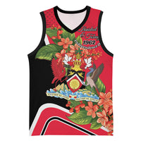 Personalised Trinidad and Tobago 1962 Basketball Jersey Happy Independence Day