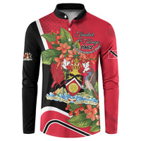 Personalised Trinidad and Tobago 1962 Button Sweatshirt Happy Independence Day