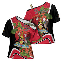 Personalised Trinidad and Tobago 1962 Cross Shoulder Shirt Happy Independence Day