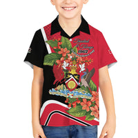 Personalised Trinidad and Tobago 1962 Kid Hawaiian Shirt Happy Independence Day