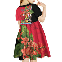 Personalised Trinidad and Tobago 1962 Kid Short Sleeve Dress Happy Independence Day