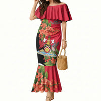 Personalised Trinidad and Tobago 1962 Mermaid Dress Happy Independence Day