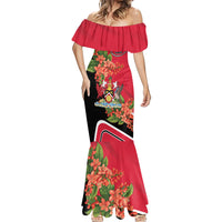 Personalised Trinidad and Tobago 1962 Mermaid Dress Happy Independence Day