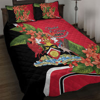 Trinidad and Tobago 1962 Quilt Bed Set Happy Independence Day