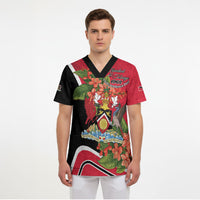 Personalised Trinidad and Tobago 1962 Scrub Top Happy Independence Day