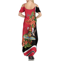 Personalised Trinidad and Tobago 1962 Summer Maxi Dress Happy Independence Day