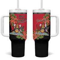 Personalised Trinidad and Tobago 1962 Tumbler With Handle Happy Independence Day