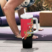Personalised Trinidad and Tobago 1962 Tumbler With Handle Happy Independence Day