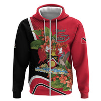 Personalised Trinidad and Tobago 1962 Zip Hoodie Happy Independence Day