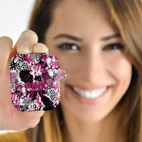 Pink Power Graffiti AirPods Case Breast Cancer Awareness - Wonder Print Shop