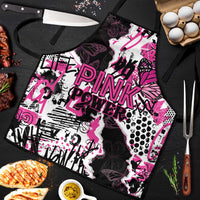 Pink Power Graffiti Apron Breast Cancer Awareness - Wonder Print Shop
