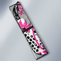 Pink Power Graffiti Auto Sun Shade Breast Cancer Awareness - Wonder Print Shop