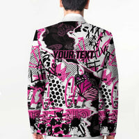 Personalized Pink Power Graffiti Blazer Breast Cancer Awareness - Wonder Print Shop