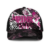 Pink Power Graffiti Mesh Trucker Cap Breast Cancer Awareness - Wonder Print Shop