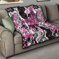 Pink Power Graffiti Quilt Breast Cancer Awareness - Wonder Print Shop